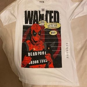 BRAND NEW Official Marvel Deadpool Shirt - sz S
